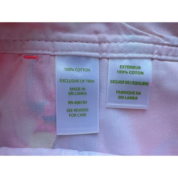 Lily Pulitzer The Walsh Short Cotton in Pink/ Blue Print Size 4 - Picture 5 of 6